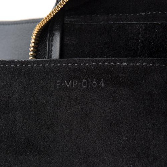 SOLD Céline Small Black & Beige Calfskin Belt Tote - Picture 3 of 8